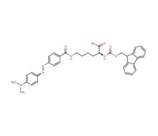 Fmoc-Lys(Dabcyl)-OH - chemical structure image 