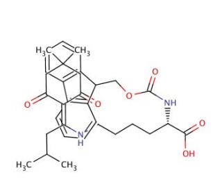 Fmoc-Lys(Ddiv)-OH (CAS 204777-78-6) - chemical structure image