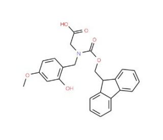 Fmoc-N-(2-hydroxy-4-methoxy-benzyl)-Gly-OH (CAS 148515-78-0) - chemical structure image