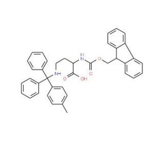 Fmoc-(N-gamma-4-methyltrityl)-L-alpha,gamma-diaminobutyric acid (CAS 851392-68-2) - chemical structure image