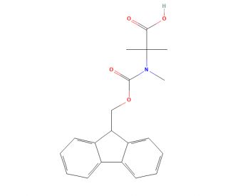 Fmoc-N-Me-Aib-OH (CAS 400779-65-9) - chemical structure image