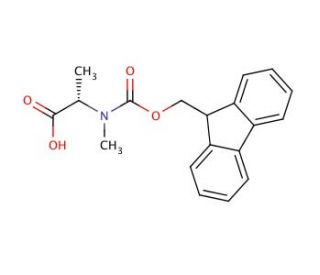 Fmoc-N-Me-Ala-OH - chemical structure image