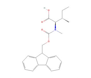 Fmoc-N-methyl-D-allo-isoleucine (CAS 1356090-81-7) - chemical structure image