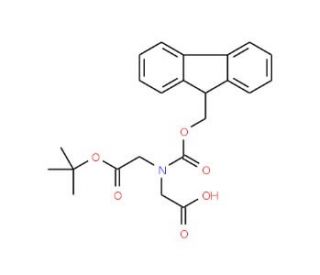 Fmoc-N-(tert-butyloxycarbonylmethyl)glycine (CAS 141743-16-0) - chemical structure image
