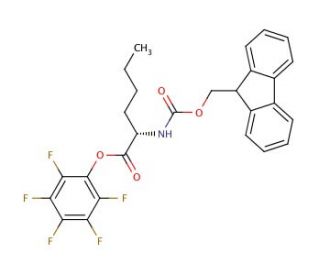Fmoc-Nle-OPfp (CAS 121593-77-9) - chemical structure image