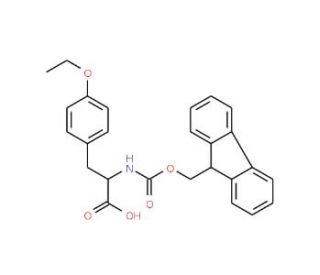 Fmoc-O-ethyl-D-tyrosine (CAS 162502-65-0) - chemical structure image