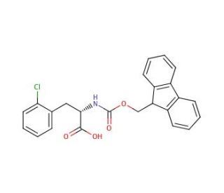 Fmoc-Phe(2-Cl)-OH (CAS 198560-41-7) - chemical structure image