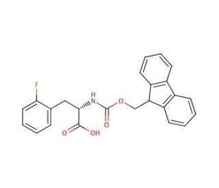 Fmoc-Phe(2-F)-OH (CAS 205526-26-7) - chemical structure image