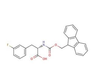 Fmoc-Phe(3-F)-OH (CAS 198560-68-8) - chemical structure image