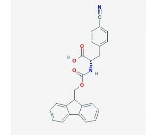 Fmoc-Phe(4-CN)-OH (CAS 173963-93-4) - chemical structure image