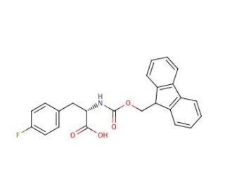 Fmoc-Phe(4-F)-OH (CAS 169243-86-1) - chemical structure image
