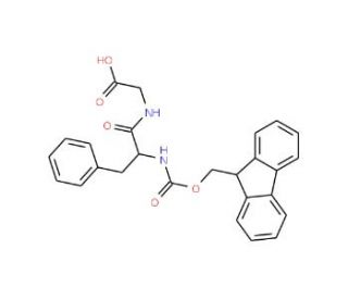 Fmoc-Phe-Gly-OH (CAS 169624-67-3) - chemical structure image