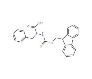 Fmoc-Phe-OH (CAS 35661-40-6) - chemical structure image