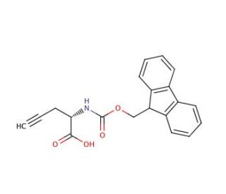 Fmoc-propargyl-Gly-OH (CAS 198561-07-8) - chemical structure image