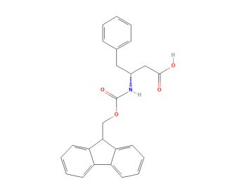 Fmoc-(R)-3-amino-4-phenylbutyric acid (CAS 209252-16-4) - chemical structure image