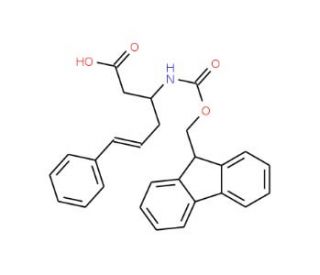 Fmoc-(R)-3-amino-6-phenyl-5-hexenoic acid (CAS 332064-75-2) - chemical structure image