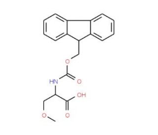 Fmoc-(S)-2-amino-3-methoxypropionic acid - chemical structure image
