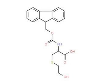 Fmoc-S-2-hydroxyethyl-L-cysteine (CAS 200354-35-4) - chemical structure image