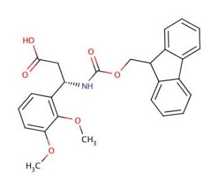 Fmoc-(S)-3-amino-3-(2,3-dimethoxyphenyl)propionic acid (CAS 501015-36-7) - chemical structure image