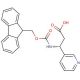 Fmoc-(S)-3-amino-3-(3-pyridyl)propionic acid (CAS 507472-06-2) - chemical structure image