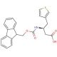 Fmoc-(S)-3-amino-3-(3-thienyl)propionic acid (CAS 507472-09-5) - chemical structure image