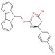 Fmoc-(S)-3-amino-3-(4-cyanophenyl)propionic acid (CAS 507472-24-4) - chemical structure image