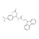 Fmoc-(S)-3-amino-3-(4-nitrophenyl)propionic acid (CAS 501015-25-4) - chemical structure image