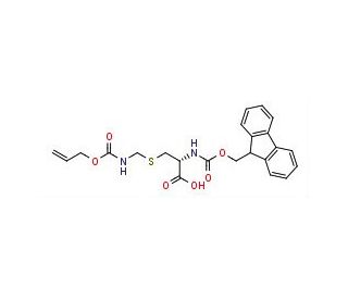Fmoc-s-allyloxy-amidomethyl-d-cysteine (CAS 232953-09-2) - chemical structure image