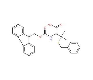 Fmoc-S-benzyl-D-penicillamine (CAS 139551-73-8) - chemical structure image