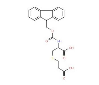 Fmoc-S-carboxyethyl-L-cysteine - chemical structure image