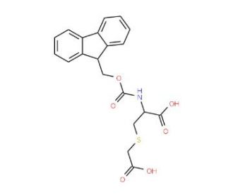 Fmoc-S-carboxymethyl-L-cysteine - chemical structure image