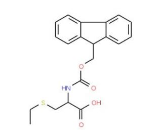 Fmoc-S-ethyl-L-cysteine (CAS 200354-34-3) - chemical structure image