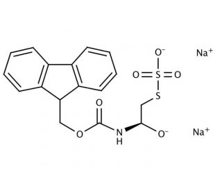 Fmoc-S-sulfo-L-cysteine disodium (CAS 163558-30-3) - chemical structure image