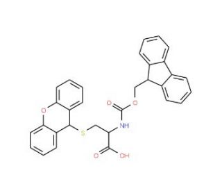 Fmoc-S-xanthyl-L-cysteine (CAS 186829-25-4) - chemical structure image