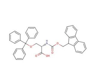 Fmoc-Ser(Trt)-OH (CAS 111061-56-4) - chemical structure image