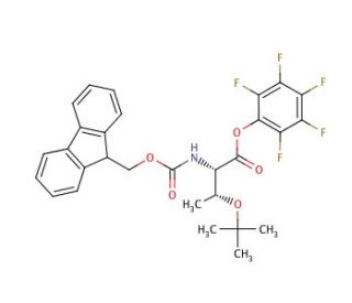 Fmoc-Thr(tBu)-OPfp (CAS 117088-31-0) - chemical structure image