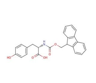 Fmoc-Tyr-OH (CAS 92954-90-0) - chemical structure image