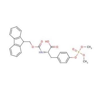 Fmoc-Tyr(PO3Me2)-OH (CAS 127633-36-7) - chemical structure image