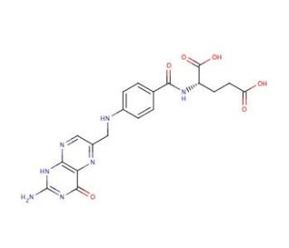 Folic Acid (CAS 59-30-3) - chemical structure image
