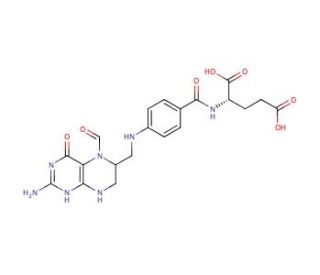 Folinic Acid (CAS 58-05-9) - chemical structure image