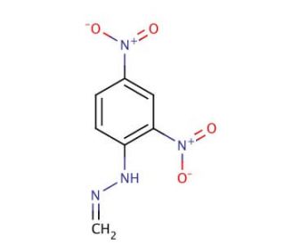 Formaldehyde-2,4-dinitrophenylhydrazone (CAS 1081-15-8) - chemical structure image