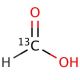 Formic acid-13C (CAS 1633-56-3) - chemical structure image