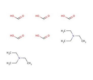 Formic acid triethylamine complex 5:2 (CAS 15077-13-1) - chemical structure image