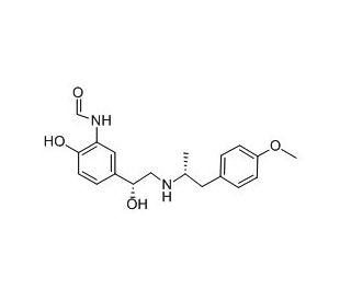 Formoterol (CAS 73573-87-2) - chemical structure image