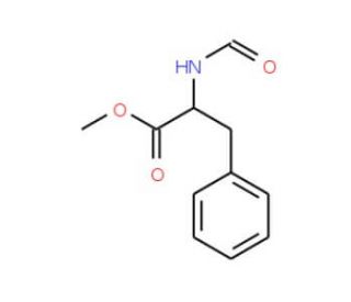 Formyl-L-phenylalanine methyl ester (CAS 2311-21-9) - chemical structure image