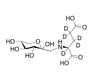 Fructose-glutamic Acid-D5 - chemical structure image