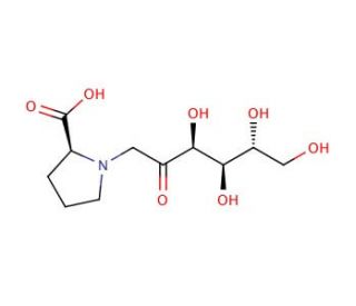 Fructose-proline (CAS 29118-61-4) - chemical structure image