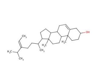 Fucosterol (CAS 17605-67-3) - chemical structure image