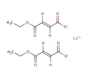 Fumaric acid monoethyl ester calcium salt (CAS 62008-22-4) - chemical structure image
