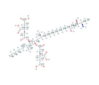 Fumonisin B2-13C34 solution (CAS 1217481-36-1) - chemical structure image